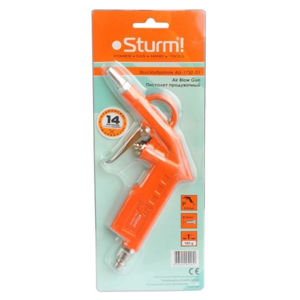 Пистолет продувочный Sturm! AU-1720-01 6бар