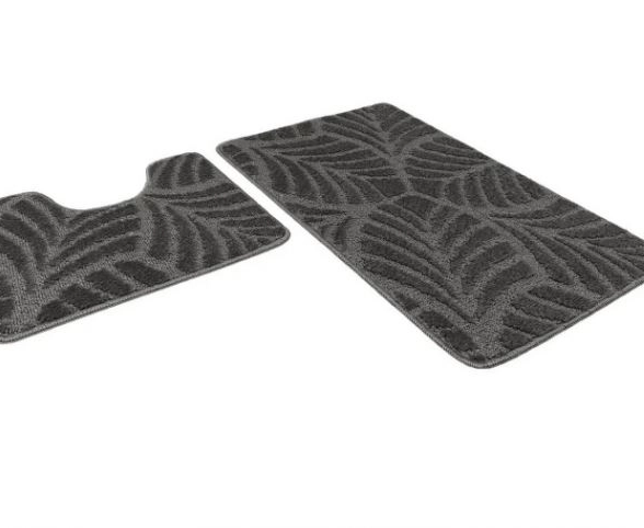 Коврик д/в Shahintex Актив icarpet 2пр.50*80+50*40 серый