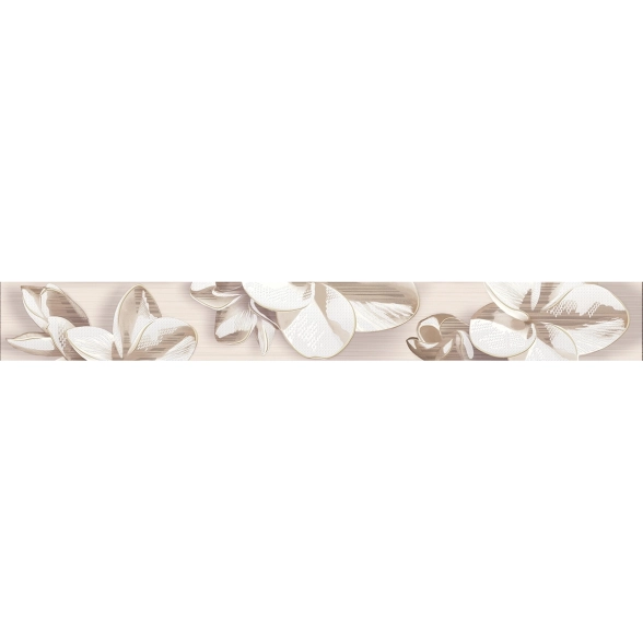 Бордюр AMATI PLUMERIA BEIGE 50,5*6,2