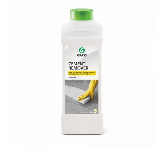Очиститель после ремонта GraSS Cement remover 1л 125441