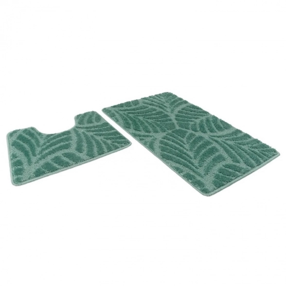 Коврик д/в Shahintex Актив icarpet 2пр.50*80+50*40 зеленый