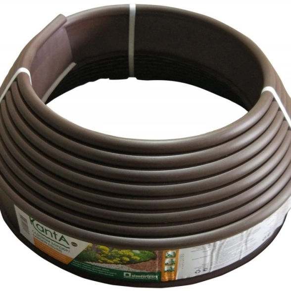 Бордюр KANTA SP Б-1000.10.02-ПП пласт.корич 82552-K