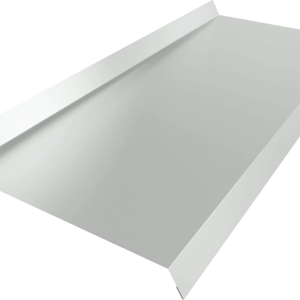Отлив мет. белый 0,25*2м PROFBUILD