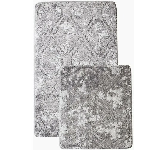 Коврик д/в 2п.SHAHINTEX VINTAGE SH V002 50х80+50х50 серый