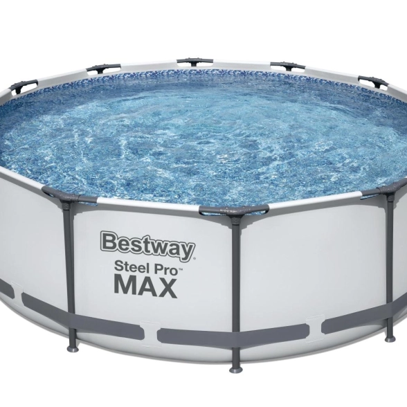 Бассейн Bestway 366x100см 9150л+фильтр-насос 56260 Steel Pro Max