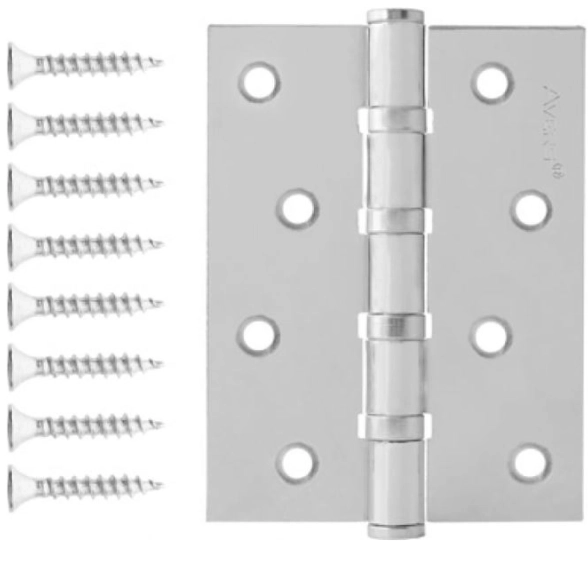 Петля AVERS 100*75*2.5-B4-CR (хром)