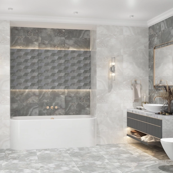 Декор OPALE GREY GEOMETRIA 31,5*63