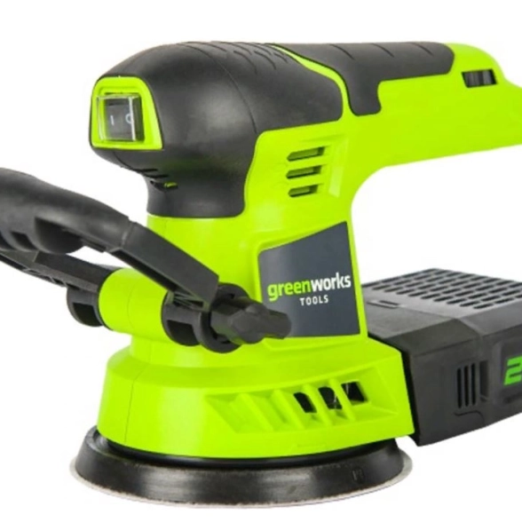 Машина шлиф.орбитальная акк. GreenWorks G24ROS 24В 125мм 3000-12000об/мин без аккумулятора и ЗУ