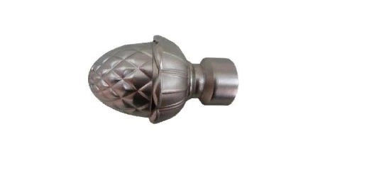 К-т наконечников 2шт Агра СН-25-102-29 хром мат.
