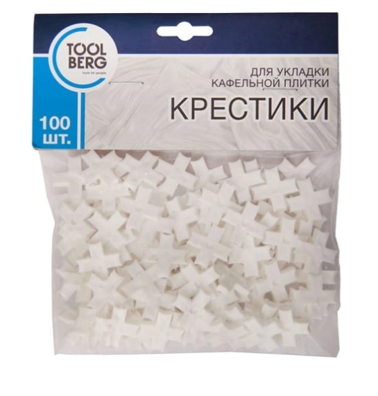 Крестики д/пл. Toolberg 2мм 100шт. 2707320