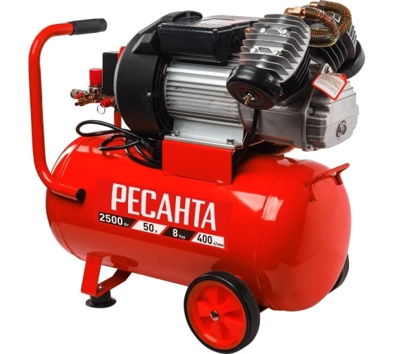 Компрессор Ресанта КП-50/400М 2500Вт 50л 8бар 400л/мин