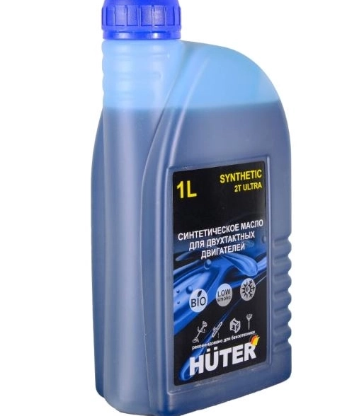 Масло моторное Huter 2Т ULTRA синтетическое 2х-тактное 1л