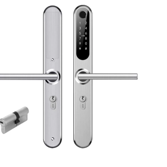 Умный электронный замок Home Slim SILVER Novilock v.4237