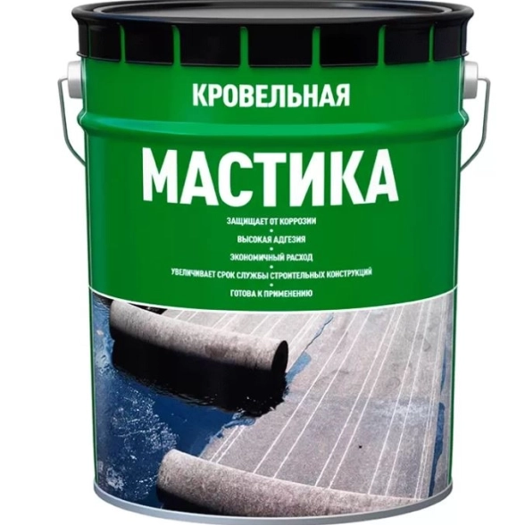 Мастика битумная кровельная 21,5л/19кг/металл