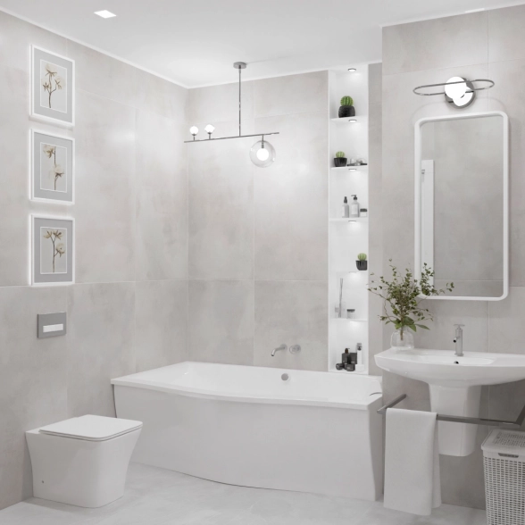 Керамогранит Loft silver 60*120 R