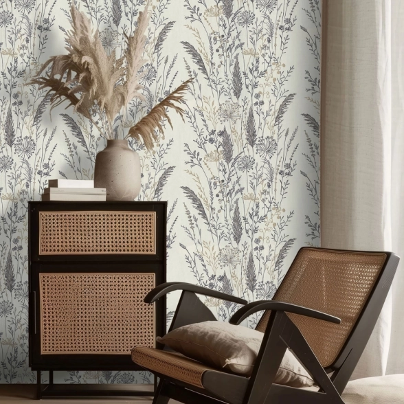 Обои Euro Decor 7272-22 Поле флиз. 1,06х10м