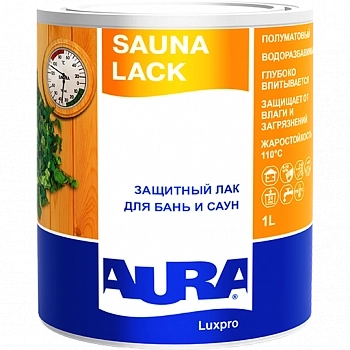 Лак д/бань и саун AURA Sauna Lack 1л
