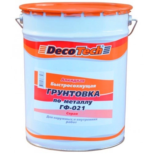 Грунтовка DecoTech ГФ-021серая 0,9кг