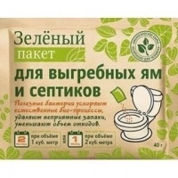 Доктор Робик Зеленый пакет 40г д/выгребных ям