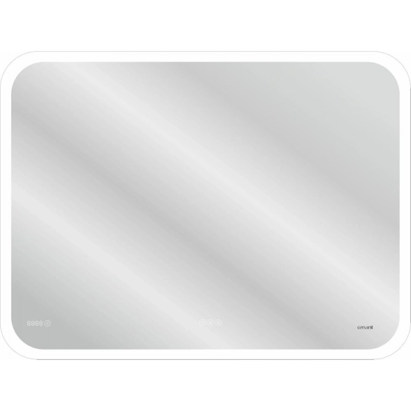 Зеркало LED 070 pro 80х60 с подсв.антизапот.часы Bluetooth