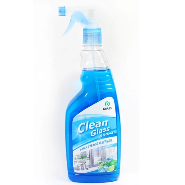 Очиститель стекол GraSS Clean Glass голубая лагуна 600мл