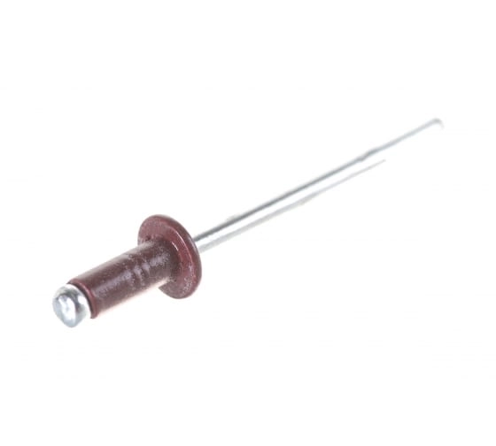 Заклепка 3.2х8 RAL-3005 алюм/сталь 1шт (пром)