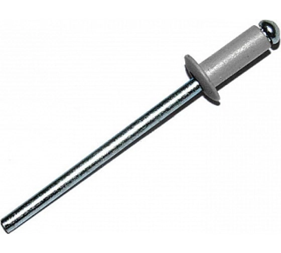 Заклепка 3.2х8 RAL-7004 алюм/сталь 1шт (пром)