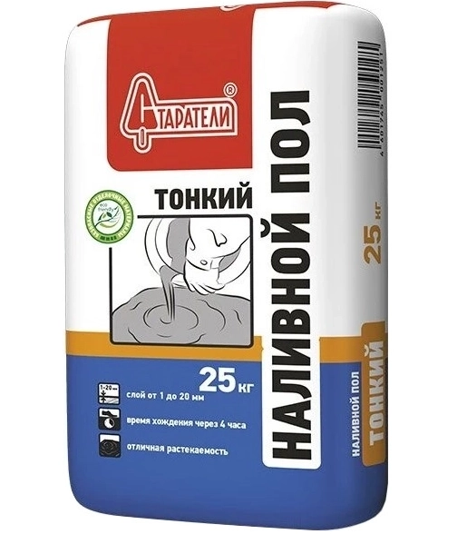 Наливной пол тонкий Старатели 25кг