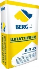 Шпатлевка ШП 23 гипс.бел.Berghome 20кг Россия