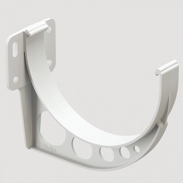 Кронштейн желоба мет DOCKE STANDARD 120*300мм белый